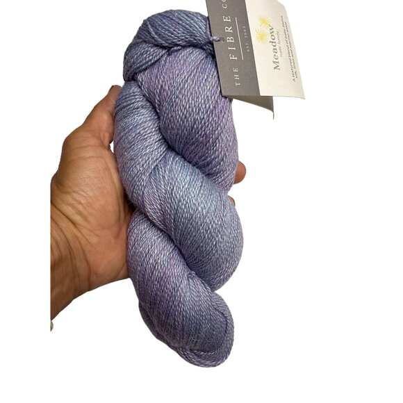 Artisan Hand Dyed Silk, Wool, Baby Llama and Linen Blend Yarn Made in Peru - Picture 2 of 9